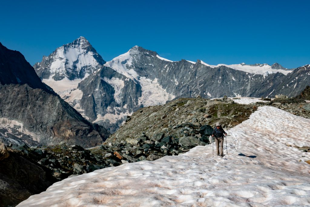 Presque arrivée au Col de Milon à 2975 m